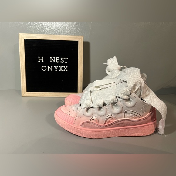 LANVIN
Leather Curb Sneakers Sz 37EU - Picture 6 of 14